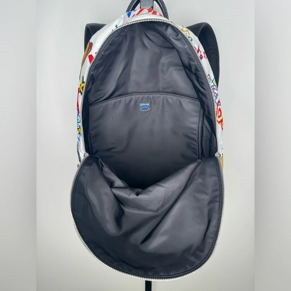 Dolce & Gabbana Printed Nylon Multicolor Backpack